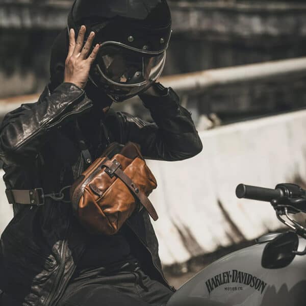 กระเป๋ากล้องหนัง Wotancraft Mini Rider Brown Leather