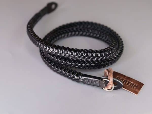 สายคล้องกล้องหนังถัก Barton Braided Chrome