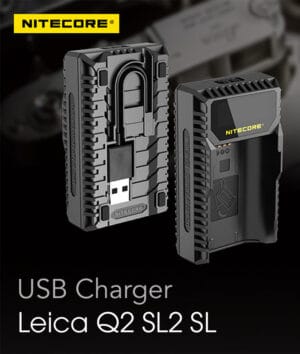 NITECORE ULSL ที่ชาร์จแบบ USB สำหรับ Leica Q2 SL2 SL