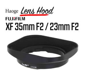 ฮูดเลนส์ Fuji 35mm F2 และ Fuji 23mm F2 Haoge LH-X35