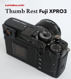 ที่พักนิ้ว Fuji XPRO3 สีดำ Lensmate Thumb Rest