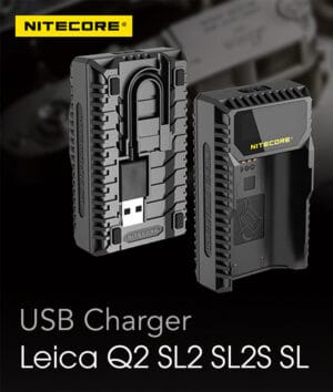 Nitecore ULSL Leica Q2 SL2 SL2S SL Battery Charger