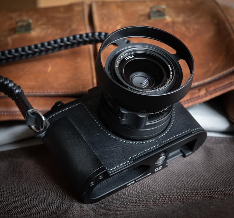 Hood Leica Q2 QP Q Black mostTap ฮูดเลนส์แบบกลม CamGadgetWorld