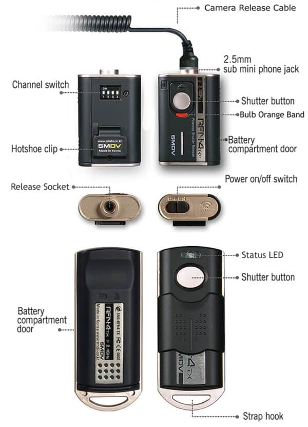 สายลั่นชัตเตอร์กล้อง RFN4 Nikon Sony