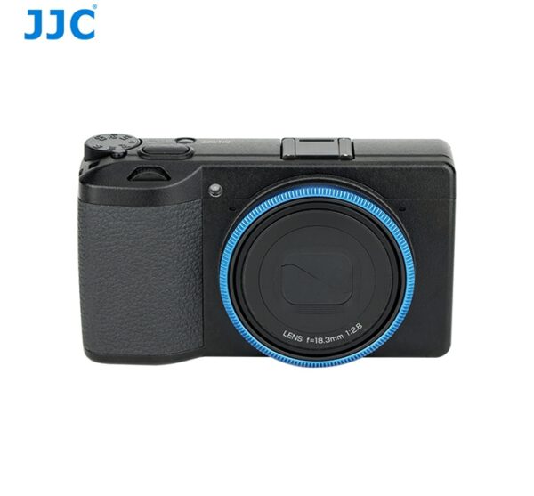 RICOH GRIII Adapter Ring Blue แหวนกล้อง Ricoh GR3 สีฟ้า จาก JJC