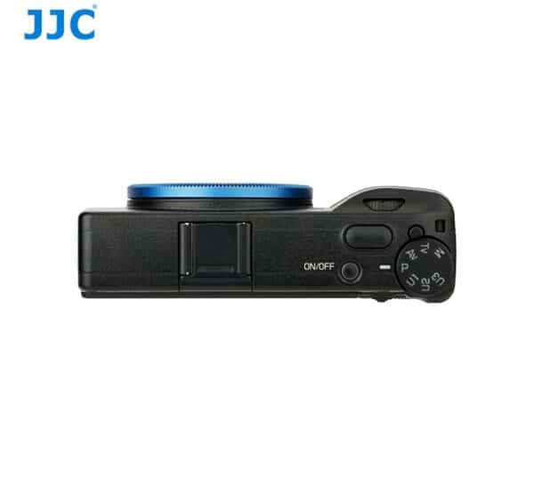 RICOH GRIII Adapter Ring Blue แหวนกล้อง Ricoh GR3 สีฟ้า จาก JJC