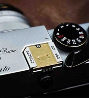 Kanto Hot Shoe Cover Brass Leica M2, M3, M4, M5, M6, M7, M8, M9