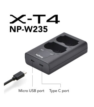 ที่ชาร์จแบตแบบ USB Battery Charger จาก Kingma Fuji NP-W235 สำหรับ Fuji XT4