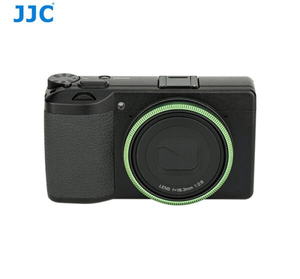 RICOH GRIII Adapter Ring Green แหวนกล้อง Ricoh GR3 สีเขียว จาก JJC