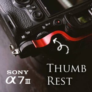 ที่พักนิ้ว Thumb Rest Sony A7III สีแดง