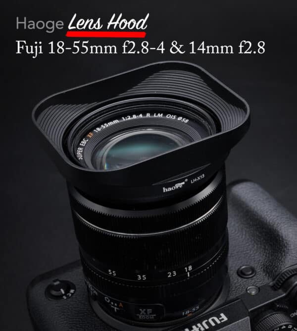 ฮูด Fuji 18-55mm f2.8-4 และ Fuji 14mm f2.8 Lens Hood