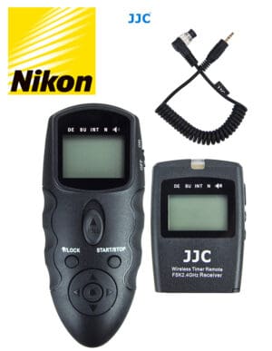 สายลั่นชัตเตอร์ Nikon Z8 Z9 D850 D500 D810 D800E D6 D5 รีโมท ไร้สาย JJC WT868 Wireless Shutter Timer Remote Control for Nikon MC-30ring