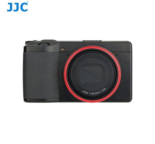 RICOH GRIII Adapter Ring Red แหวนกล้อง Ricoh GR3 สีแดง จาก JJC