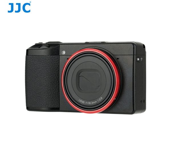 RICOH GRIII Adapter Ring Red แหวนกล้อง Ricoh GR3 สีแดง จาก JJC