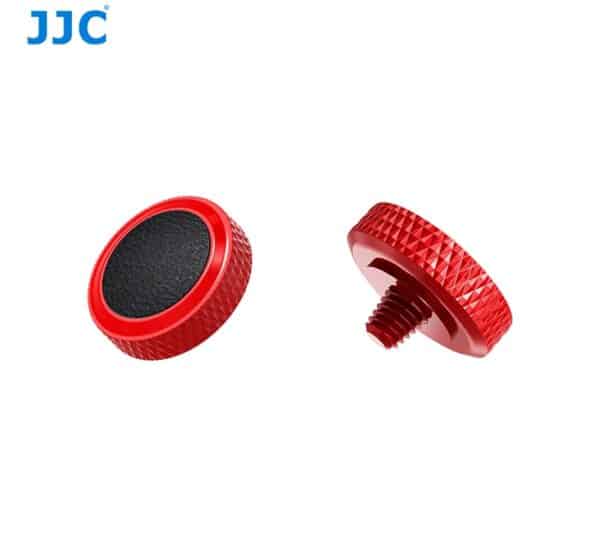 ปุ่มกดชัตเตอร์ JJC แดงดำ Deluxe Soft Release Red-Black