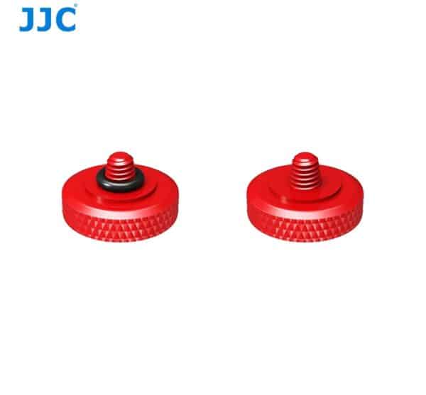 ปุ่มกดชัตเตอร์ JJC แดงดำ Deluxe Soft Release Red-Black