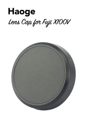 ฝาครอบเลนส์ Fuji X100V สีดำ Haoge CAP-X54B