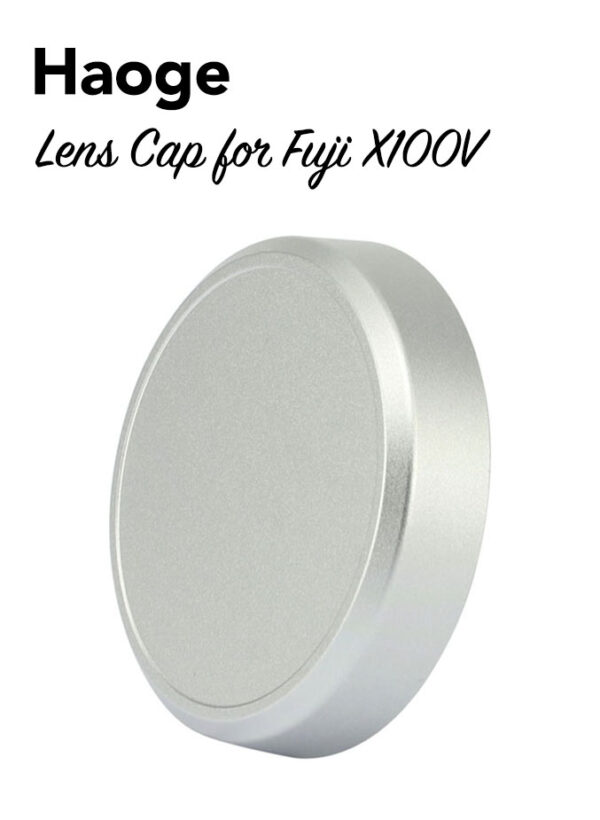 ฝาครอบเลนส์ Fuji X100V สีเงิน