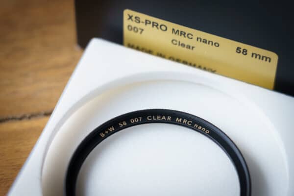 ฟิลเตอร์ B+W 58mm XS-PRO 007 NANO ราคาพิเศษสุด | CamGadgetWorld