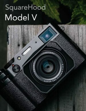 SquareHood Model V Fuji X100V สีดำ ฮูดเหลี่ยม พร้อม Adapter Ring