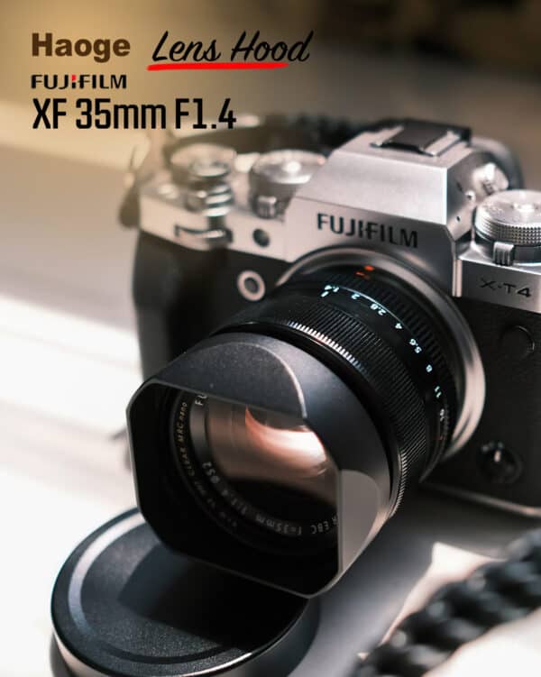 ฮูด Fuji 35mm F1.4 Haoge Lens Hood LH-X53B