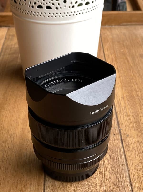 ฮูด Fuji 23mm f1.4 และ Fuji 56mm f1.2 จาก Haoge Lens Hood LH-X23B