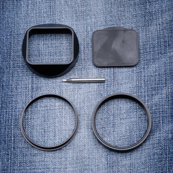 SquareHood MKIII Fuji X100V สีดำ ฮูดเหลี่ยม พร้อม Adapter Ring