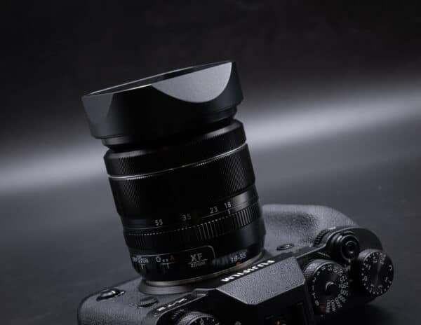 ฮูด Fuji 18-55mm f2.8-4 และ 14mm f2.8 จาก Haoge Lens Hood LH-X13B