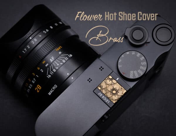 Hot Shoe Cover Flower Brass ปิดช่องแฟลช ทองเหลือง สีทอง