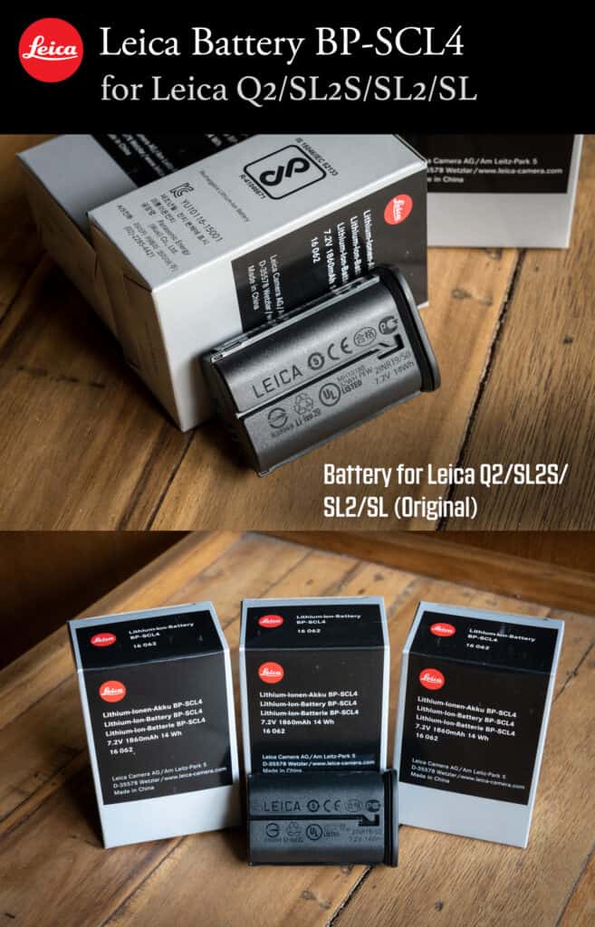 BP-SCL4 Leica Q2 Battery