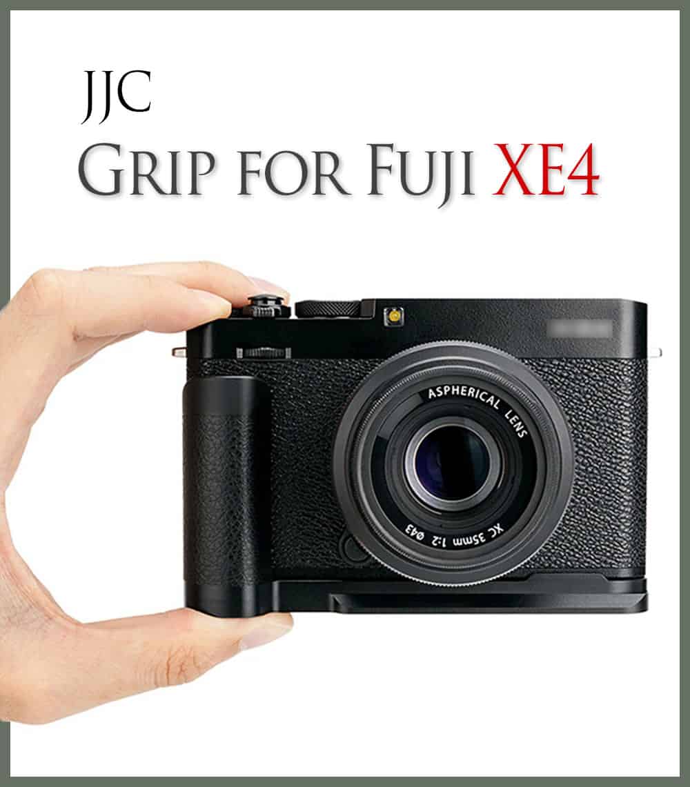 กริป Fuji XE4 จาก JJC HG-XE4 L-Plate Metal Grip