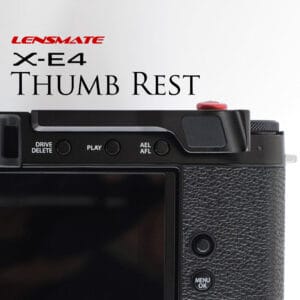 ที่พักนิ้ว Fuji XE4 สีดำ Lensmate Thumb Rest Black