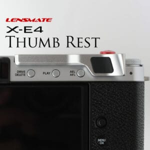ที่พักนิ้ว Fuji XE4 สีเงิน Lensmate Thumb Rest Silver