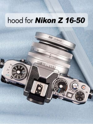 ฮูดเลนส์ Nikon Z DX 16-50 JJC HN-40P สีเงิน