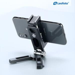 ที่จับมือถือ ที่ตั้งมือถือ LeoFoto PS2 Smart Phone Holder Black