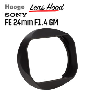 ฮูดเหลี่ยม Sony FE 24mm F1.4 GM จาก Haoge Lens Hood LH-S24N