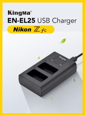 ที่ชาร์จแบต Nikon Zfc EN-EL25 USB Battery Charger จาก Kingma