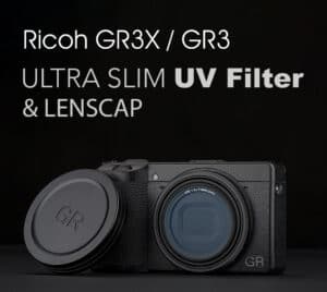 ชุดฟิลเตอร์ Ricoh GRIII GRIIIX JJC UV Filter fwmcuvg3 พร้อมฝาครอบเลนส์ JJC LC-GR3