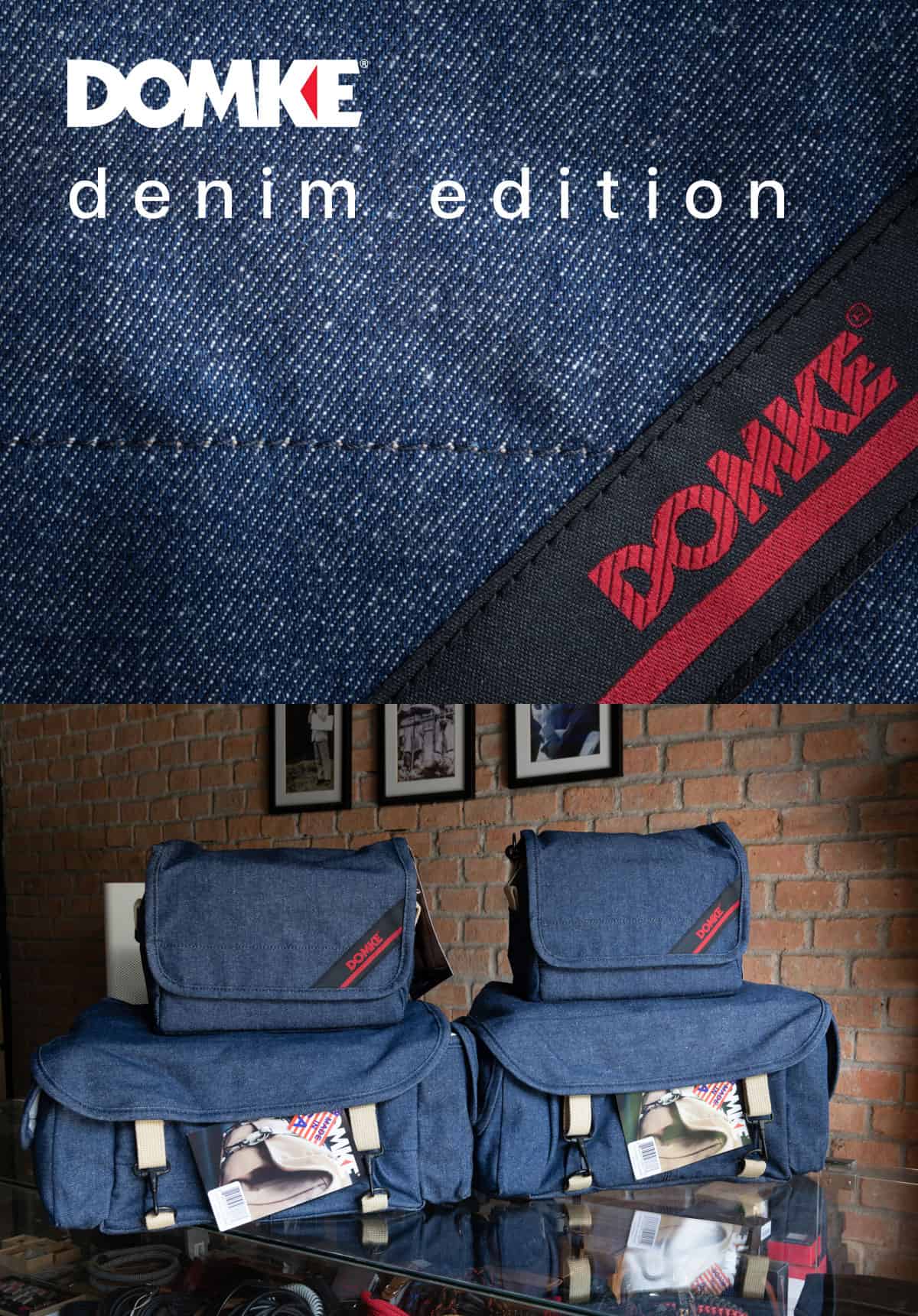 กระเป๋ากล้อง Domke Denim Edition