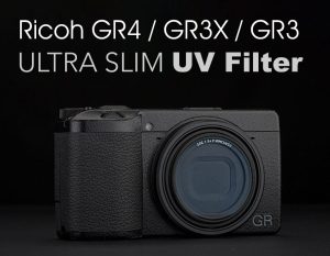 ฟิลเตอร์ Ricoh GRIV GRIII  GRIIIX JJC UV Filter fwmcuvg3 for Ricoh GR4 GR3X GR3 GR2