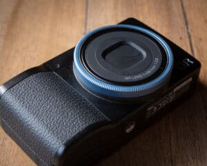 RICOH GRIIIX Ring Blue แหวนกล้อง Ricoh GR3X สีฟ้า จาก JJC RN-GR3X