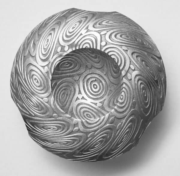 Komaru Damascus Steel Limited Edition Soft Release Button - For Leica