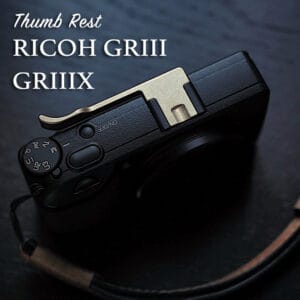 ที่พักนิ้ว Ricoh GRIIIX GRIII ทองเหลือง Thumb grip Ricoh GR3X GR3 Brass