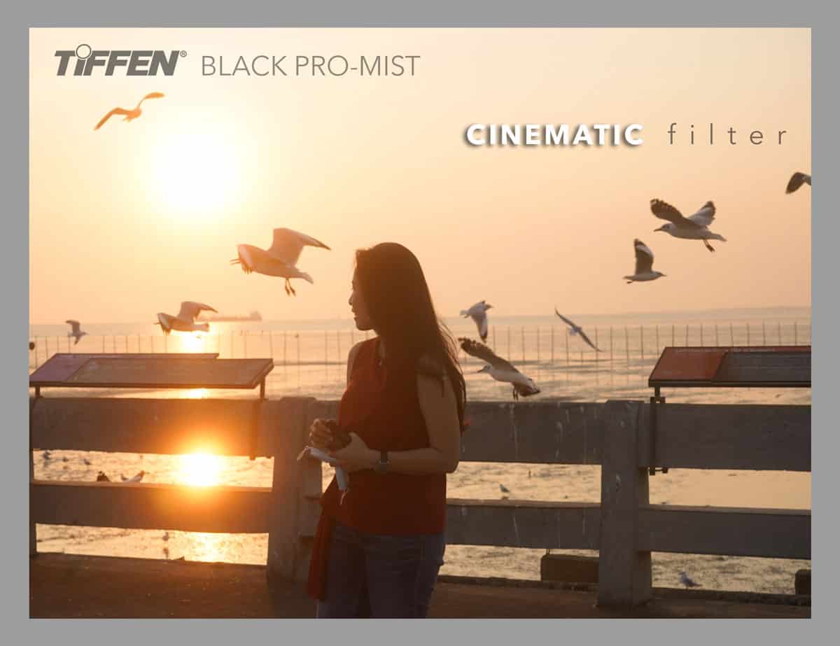 Tiffen Black Pro Mist 1/4 Filter Cinematic Diffusion