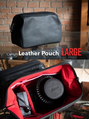 Cam-in Leather Pouch Large กระเป๋าใส่กล้องหนังแท้ Size L Leica Q2 Q QP M10 M11