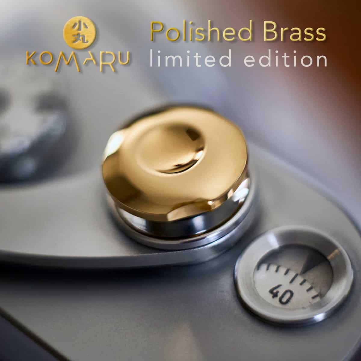 Komaru Polished Brass Limited Edition Soft Release Button - For Leica