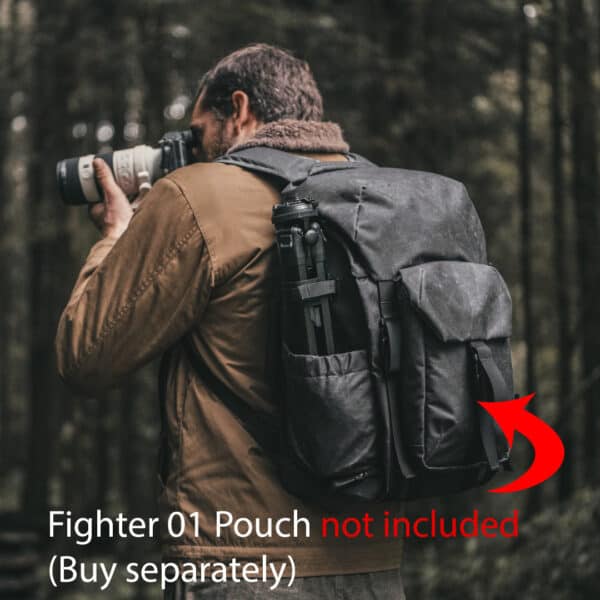 Wotancraft PILOT Backpack 20L Black Charcoal