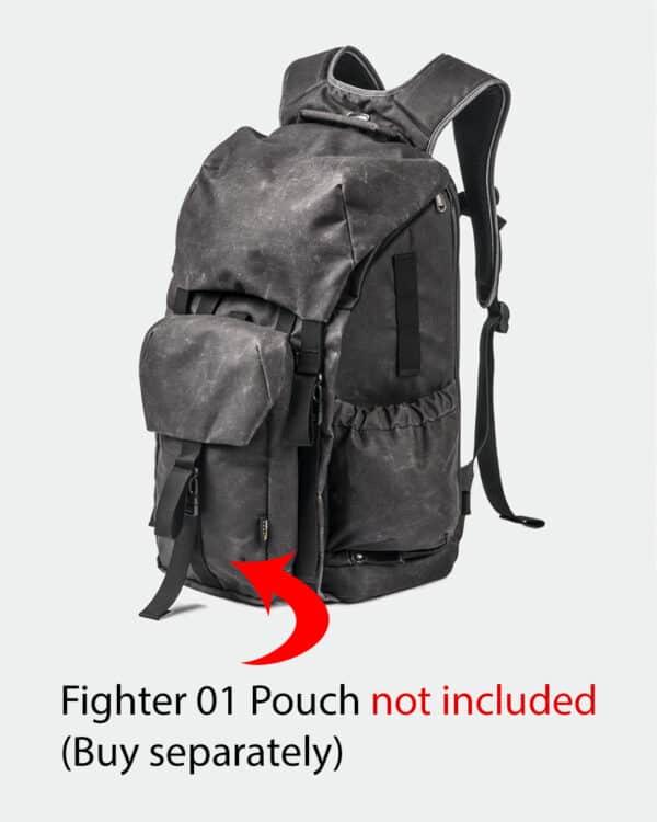 Wotancraft PILOT Backpack 20L Black Charcoal