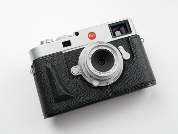 Leather Case Leica M11 Black Caviar เคสหนัง สีดำหนังคาเวียร์ Kontice