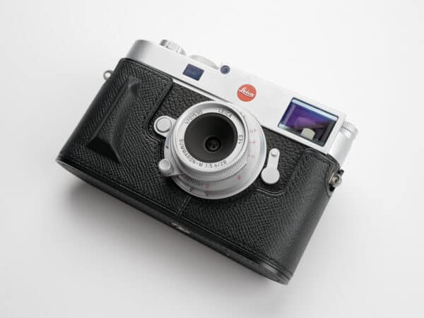 Leather Case Leica M11 Black Caviar เคสหนัง สีดำหนังคาเวียร์ Kontice